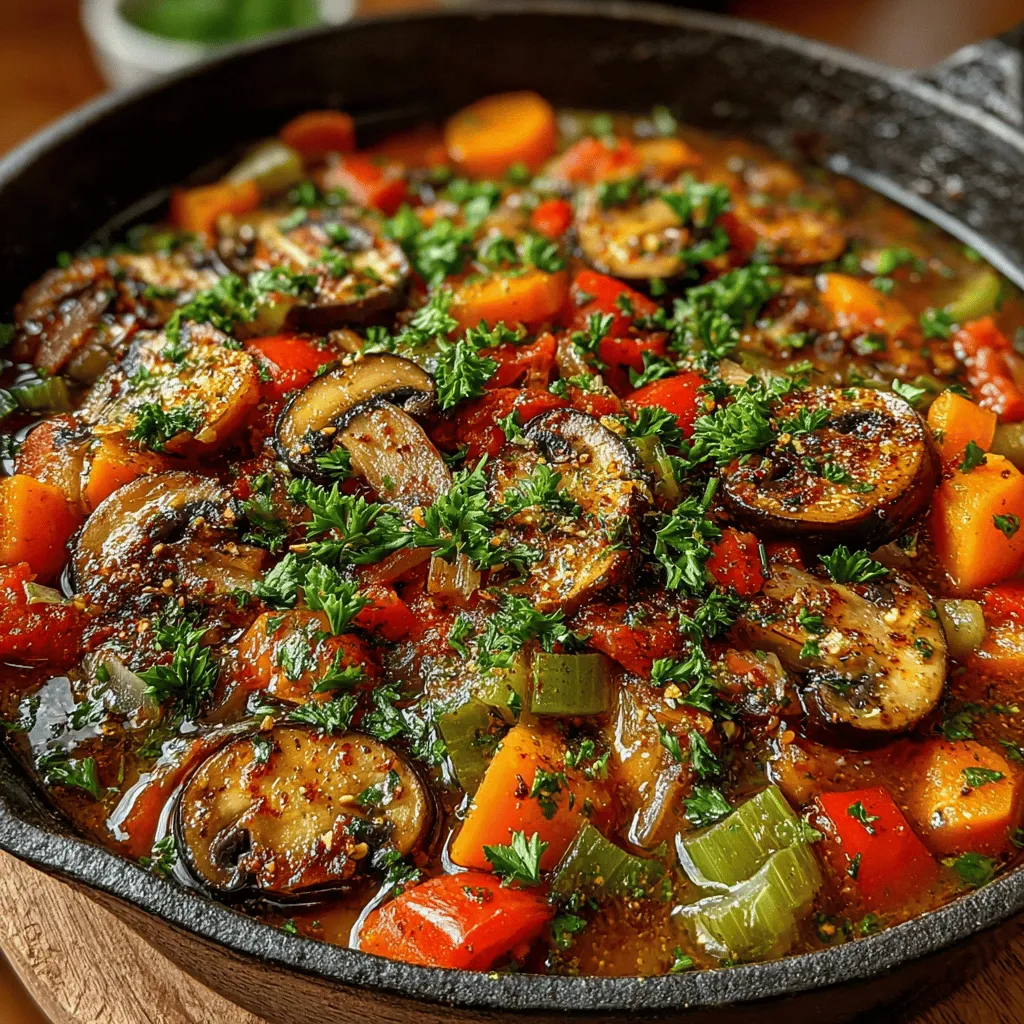 As the leaves change color and the air turns crisp, the culinary landscape shifts toward heartwarming meals that evoke comfort and warmth. One dish that perfectly encapsulates this seasonal transition is the Hearty Eggplant & Mushroom Fall Stew. This delightful recipe not only showcases the abundance of autumn vegetables but also delivers a rich tapestry of flavors that warms both the body and soul. Packed with nutritious ingredients, this stew serves as an ideal choice for a cozy dinner or a convenient meal prep option for the busy week ahead.