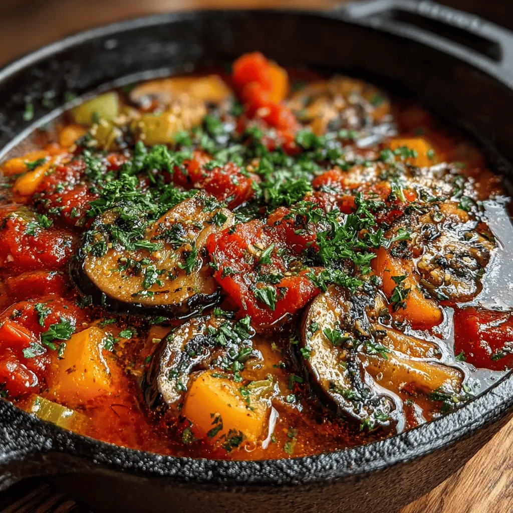 As the leaves change color and the air turns crisp, the culinary landscape shifts toward heartwarming meals that evoke comfort and warmth. One dish that perfectly encapsulates this seasonal transition is the Hearty Eggplant & Mushroom Fall Stew. This delightful recipe not only showcases the abundance of autumn vegetables but also delivers a rich tapestry of flavors that warms both the body and soul. Packed with nutritious ingredients, this stew serves as an ideal choice for a cozy dinner or a convenient meal prep option for the busy week ahead.
