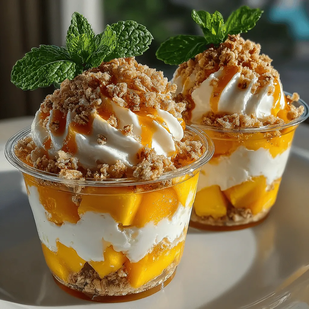As the warm weather approaches, many of us start seeking out desserts that not only satisfy our sweet tooth but also provide a refreshing escape from the heat. The allure of tropical flavors is hard to resist, with their vibrant colors and tantalizing tastes that evoke feelings of sun-soaked beaches and relaxing vacations. One such delightful creation is the Frozen Yogurt Mango Ginger Stacks—a dessert that brings together the creamy richness of Greek yogurt, the natural sweetness of ripe mango, and a zesty kick from fresh ginger.