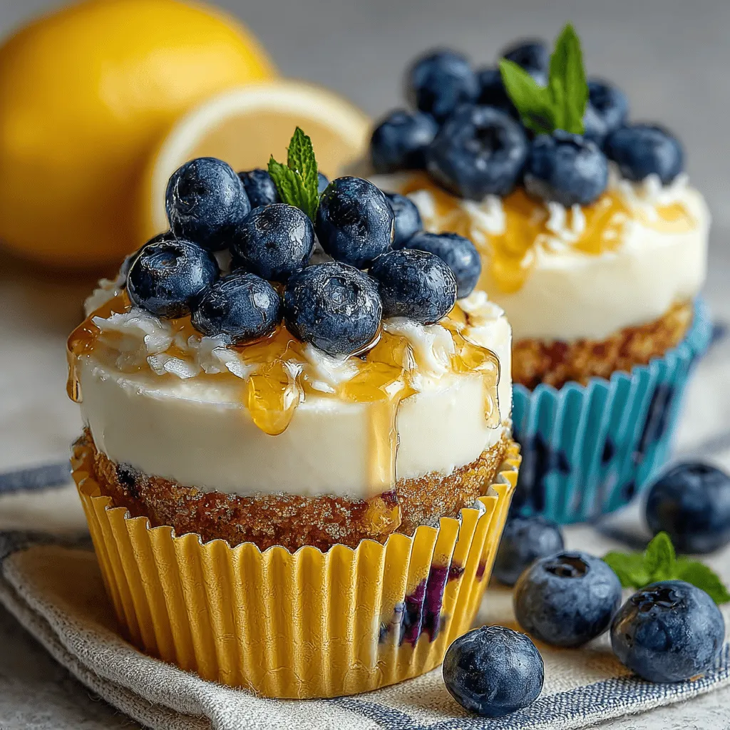 To create these delicious Frozen Yogurt Blueberry Lemon Cups, it’s essential to understand the key ingredients that contribute to both their flavor and health benefits.