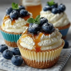 To create these delicious Frozen Yogurt Blueberry Lemon Cups, it’s essential to understand the key ingredients that contribute to both their flavor and health benefits.