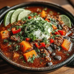 Spicy & Sweet Crockpot Sweet Potato Turkey Chili