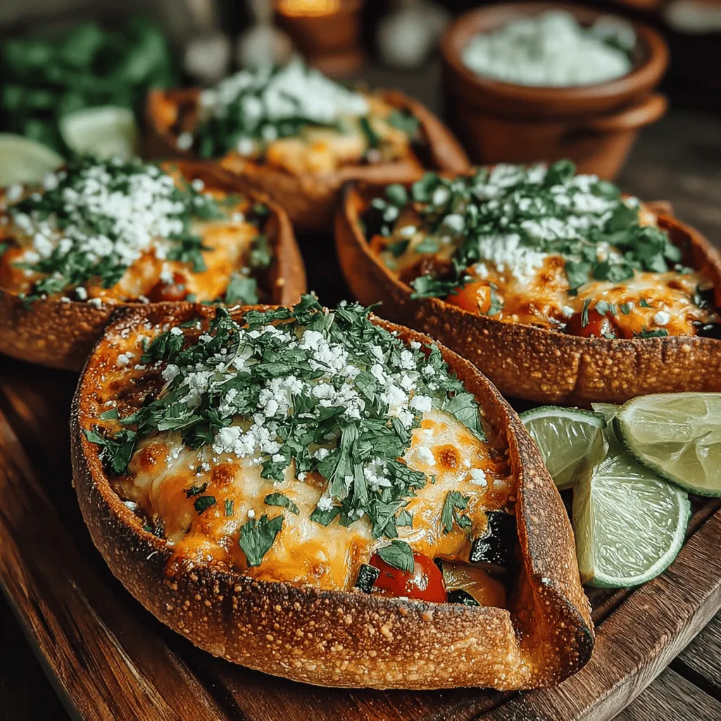 In today's culinary landscape, creating healthy and delicious meals that are also visually appealing can be a delightful challenge. Mini Roasted Veggie Tortilla Boats are the perfect solution, combining vibrant vegetables with the comforting crunch of whole wheat tortillas. This recipe not only caters to those seeking nutritious options but also serves as a fun and interactive meal for family gatherings or casual get-togethers. Packed with flavor and easy to prepare, these tortilla boats are sure to become a new favorite in your household.