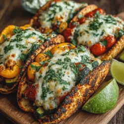 Mini Roasted Veggie Tortilla Boats Recipe