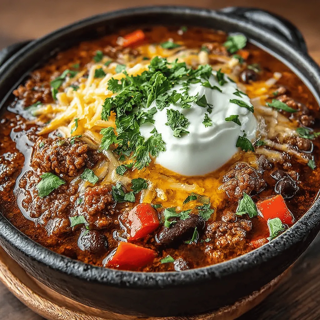 Chili is more than just a meal; it’s a comforting embrace on a chilly evening, a hearty dish that warms the soul, and a canvas for rich, bold flavors that satisfy cravings and create lasting memories. Our Smoky Sweet Slow Cooker Balsamic Chili exemplifies this, combining the warmth of traditional chili with unique twists that elevate its taste profile to new heights. The slow cooker method not only infuses the dish with deep flavors but also allows for effortless meal preparation, making it the ideal choice for busy weeknights or weekend gatherings.