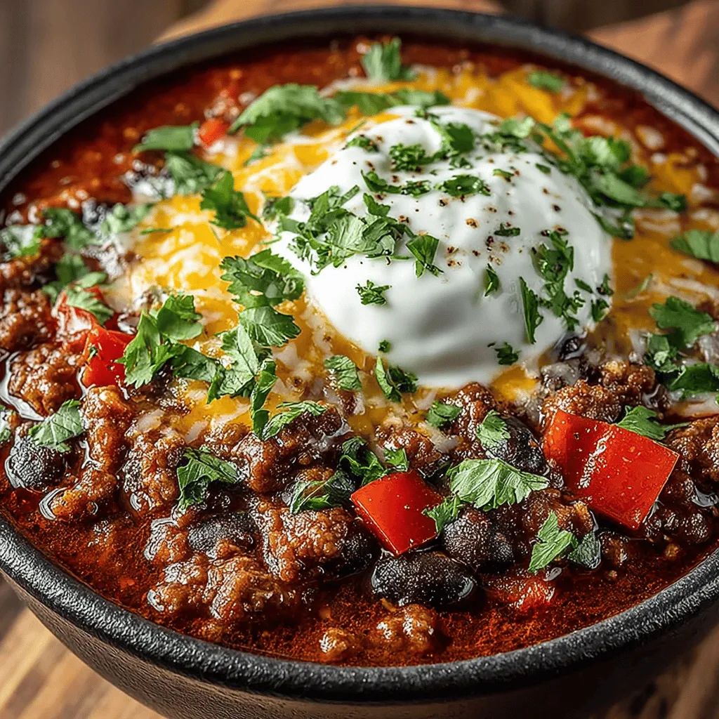 Chili is more than just a meal; it’s a comforting embrace on a chilly evening, a hearty dish that warms the soul, and a canvas for rich, bold flavors that satisfy cravings and create lasting memories. Our Smoky Sweet Slow Cooker Balsamic Chili exemplifies this, combining the warmth of traditional chili with unique twists that elevate its taste profile to new heights. The slow cooker method not only infuses the dish with deep flavors but also allows for effortless meal preparation, making it the ideal choice for busy weeknights or weekend gatherings.