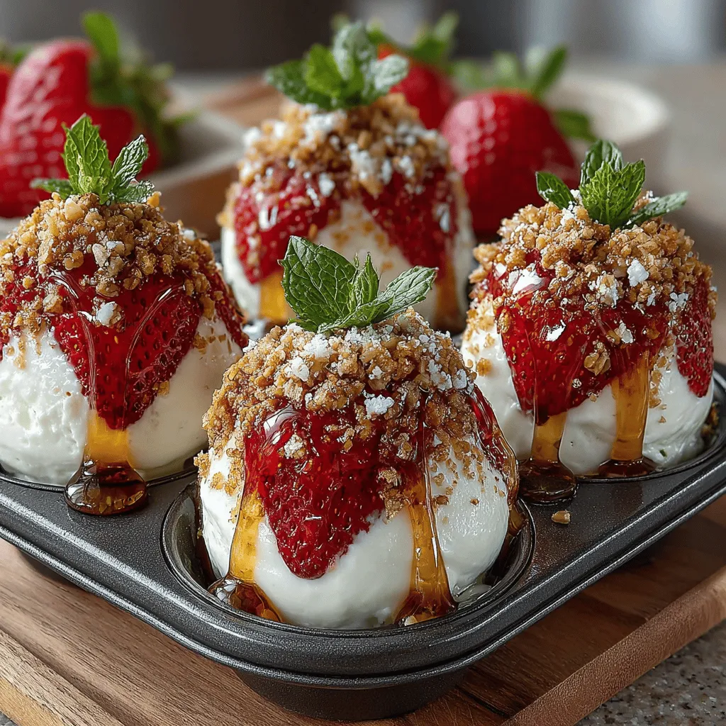 In the ever-evolving landscape of healthy snacks, finding options that are both nutritious and delicious can feel like a challenge. With a growing awareness of dietary choices, many individuals and families are seeking alternatives that not only satisfy sweet cravings but also contribute positively to their health. Enter the Frozen Greek Yogurt Strawberry Bombs—a delightful treat that is as refreshing as it is easy to make. Perfect for hot summer days, these yogurt bombs offer a satisfying explosion of flavor that both kids and adults will love. Whether you’re looking for a quick snack, a fun dessert, or a creative way to incorporate more fruit into your diet, this recipe has you covered.