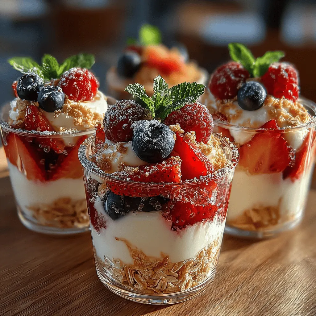 At the heart of this Berry Bliss recipe lies Greek yogurt, a staple in many health-conscious kitchens. Known for its thick and creamy consistency, Greek yogurt is packed with nutritional benefits that make it an ideal base for frozen treats. It is notably high in protein, which is essential for muscle repair and growth, making it a favorite among fitness enthusiasts. Additionally, Greek yogurt is rich in probiotics, the beneficial bacteria that promote gut health and aid digestion. These attributes not only enhance the nutritional profile of the frozen yogurt cups but also contribute to a velvety texture that elevates the overall dessert experience.