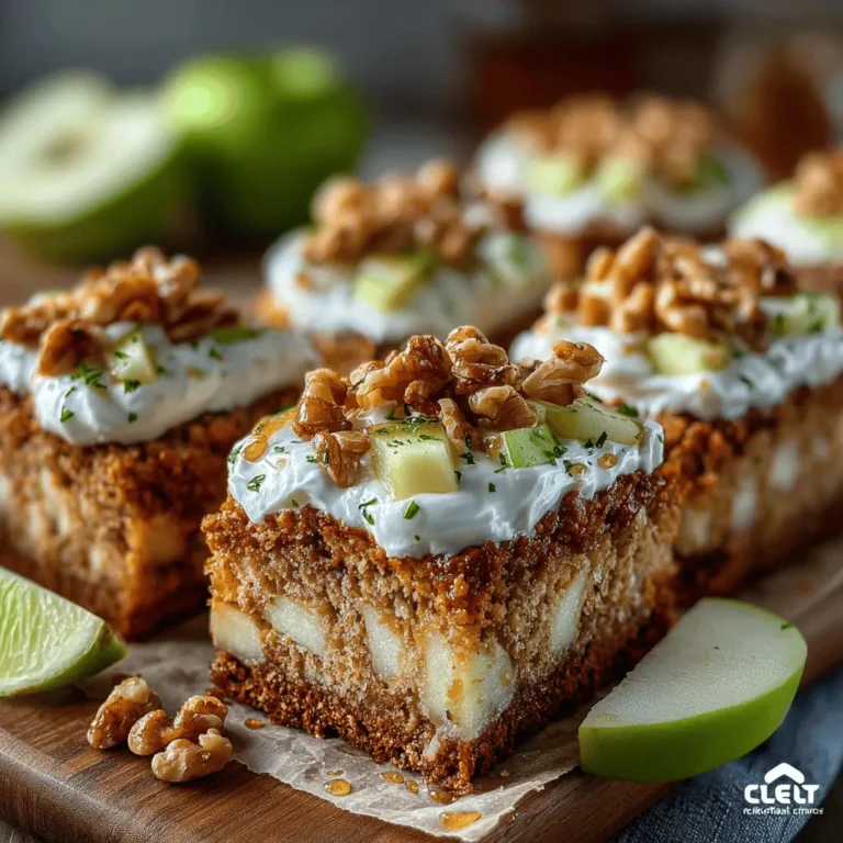 When it comes to satisfying your sweet tooth without the guilt, Frozen Yogurt Apple Walnut Oat Squares are a remarkable option. This delightful recipe not only caters to those seeking a wholesome snack or a light dessert but also offers a perfect blend of flavors and textures. The combination of creamy Greek yogurt, crunchy walnuts, and sweet apples creates a deliciously refreshing treat that can be enjoyed by the whole family. Easy to prepare and even easier to enjoy, these squares are bound to become a staple in your healthy eating repertoire.