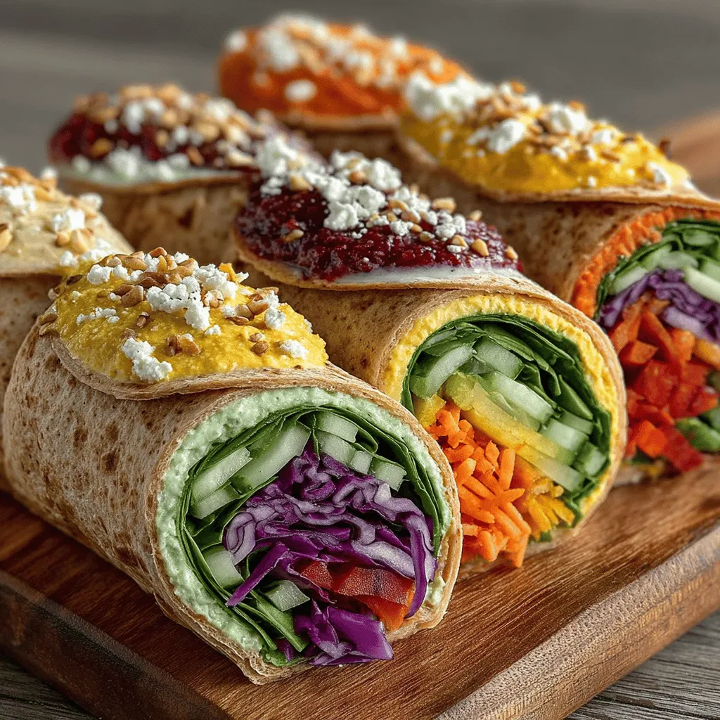 One of the standout features of Rainbow Veggie Wraps is the health benefits derived from their colorful ingredients. Each component contributes to a balanced and nutritious meal, making these wraps a powerhouse of essential nutrients.