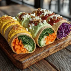 One of the standout features of Rainbow Veggie Wraps is the health benefits derived from their colorful ingredients. Each component contributes to a balanced and nutritious meal, making these wraps a powerhouse of essential nutrients.