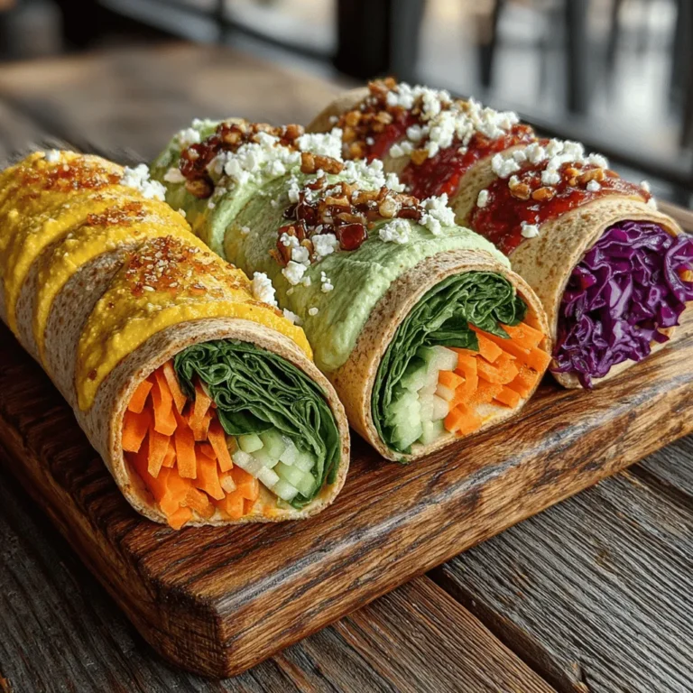 One of the standout features of Rainbow Veggie Wraps is the health benefits derived from their colorful ingredients. Each component contributes to a balanced and nutritious meal, making these wraps a powerhouse of essential nutrients.