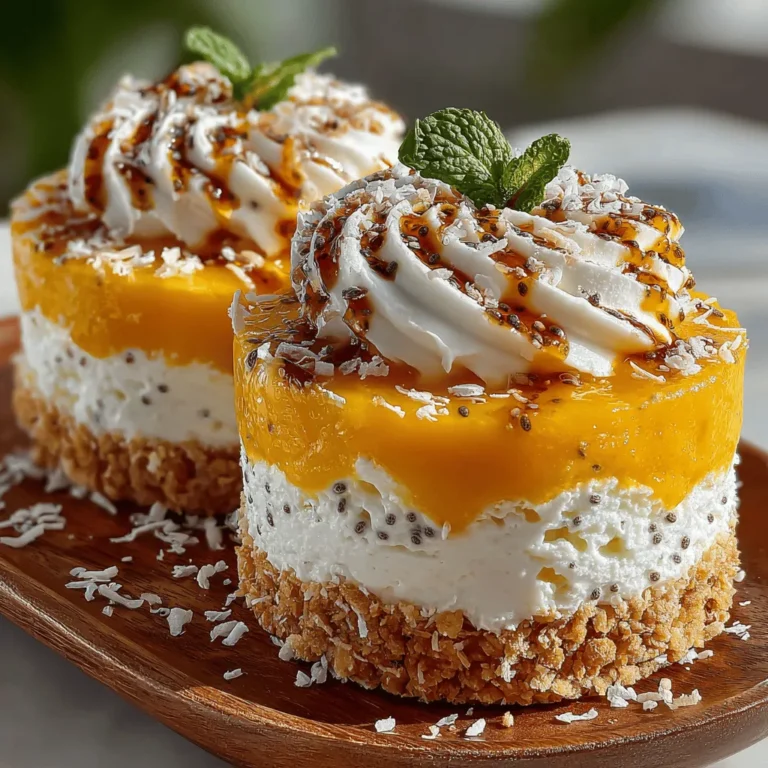 As the sun shines brighter and temperatures rise, nothing refreshes quite like a cool, creamy treat. Enter the Tropical Bliss Frozen Yogurt Mango Chia Rounds—a delightful dessert that not only quenches your thirst for something sweet but also nourishes your body. This recipe is a harmonious blend of ripe mangoes, velvety Greek yogurt, and nutrient-rich chia seeds, resulting in a tropical-inspired indulgence that’s both satisfying and health-conscious. Whether you’re hosting a summer gathering, seeking an afternoon snack, or simply craving a fruity dessert, these frozen yogurt rounds are designed to deliver a burst of flavor and a touch of tropical paradise with every bite.
