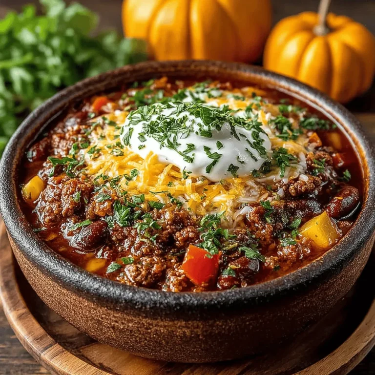 As the leaves begin to change and the air turns crisp, there’s nothing quite like the warmth and comfort of a homemade chili. This hearty dish encapsulates the essence of autumn, inviting you to gather around the table with family and friends. The vibrant colors of fall foliage inspire the rich, inviting hues of a simmering pot of chili, making it a perfect meal to celebrate the season. With its blend of savory ingredients and spices, chili is not only satisfying but also offers a sense of nostalgia that brings people together.