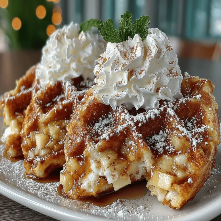 The culinary world is full of delightful surprises, and one of the most exciting combinations to emerge in recent years is the fusion of classic desserts with beloved breakfast staples. Apple Pie Waffle Bites epitomize this trend, offering a scrumptious blend of the comforting flavors of homemade apple pie nestled within the crispy, golden embrace of a waffle. These bite-sized treats are not only a feast for the eyes but also a delightful burst of flavor, making them the perfect choice for breakfast, brunch, or even dessert.