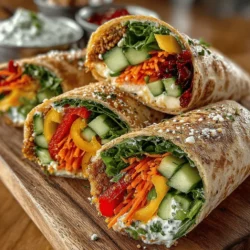 Veggie Cheese Wraps Recipe