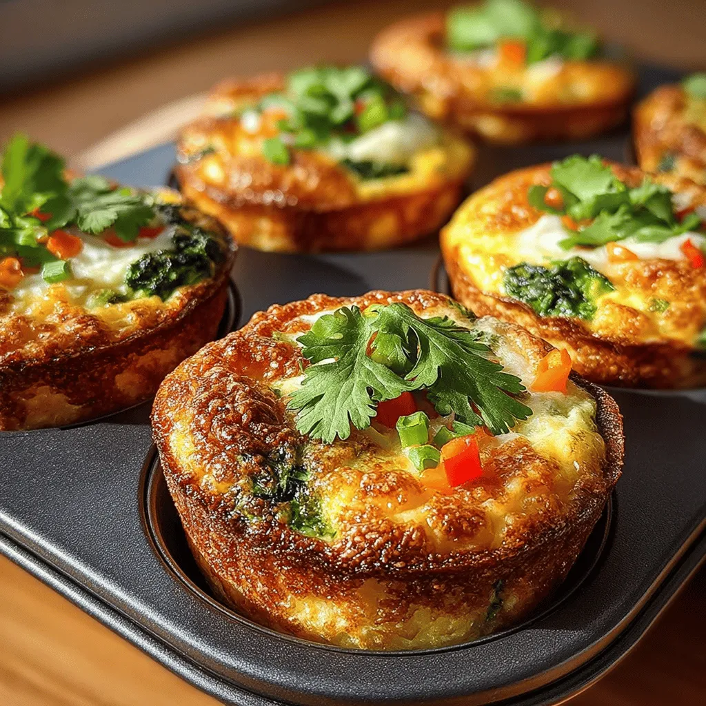 In the world of breakfast foods, egg muffins have carved out a niche for being not only delicious but also convenient and nutritious. They are the perfect solution for busy mornings, allowing you to enjoy a wholesome meal without the need for elaborate cooking. This article focuses on a delightful recipe for Spicy Green Chili Egg Muffins with Cheese, a dish that combines the richness of eggs, the freshness of spinach, and the kick of green chilies. The result is a flavor-packed breakfast option that's not only easy to prepare but also customizable to suit your dietary preferences.