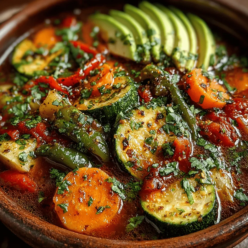 Discover the comforting flavors of our Slow-Cooked Hatch Chili Veggie Stew, a delightful dish that celebrates the rich, smoky taste of Hatch green chilies. This hearty and nutritious meal is perfect for busy weeknights or cozy weekends, providing a satisfying blend of vegetables and spices that warm the soul. The stew not only nourishes the body but also tantalizes the palate, making it an excellent choice for both vegetarians and meat-lovers alike.