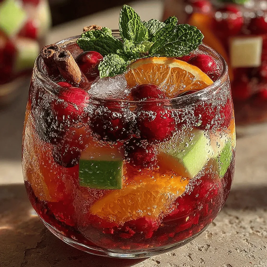 As the festive season approaches, the joy of entertaining friends and family becomes a highlight of the holidays. Whether it’s a cozy gathering around the fireplace or a lively holiday party, the right drink can set the mood and elevate the occasion. Enter the Cranberry Apple Sangria Spritzer—an enticing blend of flavors that captures the essence of the season. This vibrant beverage not only pleases the palate but also adds a splash of color to any festive table setting.