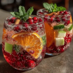 As the festive season approaches, the joy of entertaining friends and family becomes a highlight of the holidays. Whether it’s a cozy gathering around the fireplace or a lively holiday party, the right drink can set the mood and elevate the occasion. Enter the Cranberry Apple Sangria Spritzer—an enticing blend of flavors that captures the essence of the season. This vibrant beverage not only pleases the palate but also adds a splash of color to any festive table setting.