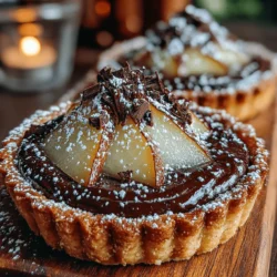 The success of any recipe hinges on the quality of its ingredients, and this holds especially true for pear and chocolate tartlets. The main components of this dessert include fresh pears, high-quality chocolate, butter, flour, sugar, and eggs. Each ingredient plays a crucial role in creating the delicious balance of flavors and textures that make these tartlets so irresistible.