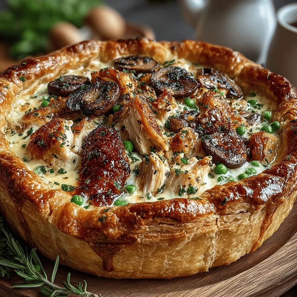 When it comes to comfort food, few dishes evoke feelings of warmth and nostalgia quite like a steaming pot pie. The flaky, golden crust encasing a rich and savory filling is a quintessential symbol of home cooking, bringing to mind cozy family dinners and chilly evenings spent with loved ones. Among the many variations of pot pies, the Hearty Chicken & Mushroom Pot Pie stands out as a particularly inviting choice, perfectly balancing the tender, juicy chicken with the earthy, robust flavor of mushrooms. This dish not only satisfies hunger but also warms the soul, making it an ideal centerpiece for family gatherings or a comforting option for a night in.