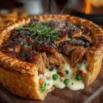 When it comes to comfort food, few dishes evoke feelings of warmth and nostalgia quite like a steaming pot pie. The flaky, golden crust encasing a rich and savory filling is a quintessential symbol of home cooking, bringing to mind cozy family dinners and chilly evenings spent with loved ones. Among the many variations of pot pies, the Hearty Chicken & Mushroom Pot Pie stands out as a particularly inviting choice, perfectly balancing the tender, juicy chicken with the earthy, robust flavor of mushrooms. This dish not only satisfies hunger but also warms the soul, making it an ideal centerpiece for family gatherings or a comforting option for a night in.