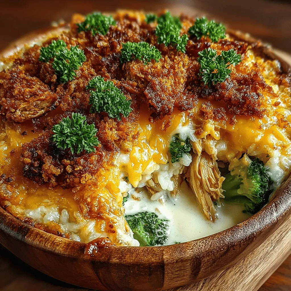 Casseroles have long held a cherished place in homes across the globe, epitomizing comfort food with their warm, hearty, and often cheesy nature. These baked dishes provide a satisfying meal wrapped in nostalgia, perfect for busy weeknights or cozy family gatherings. Among the myriad of casserole options, the Cheesy Chicken & Broccoli Rice Bake stands out as a beloved choice for families. This dish combines tender chicken, nutritious broccoli, and wholesome brown rice, enveloped in a rich, creamy cheese sauce that appeals to both children and adults alike.