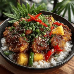 Tropical Twist Sweet & Sour Pineapple Chicken: Cooking Techniques, Nutritional Benefits, Variations, and Conclusion