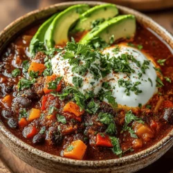 Warm & Cozy Slow Cooker Black Bean Soup