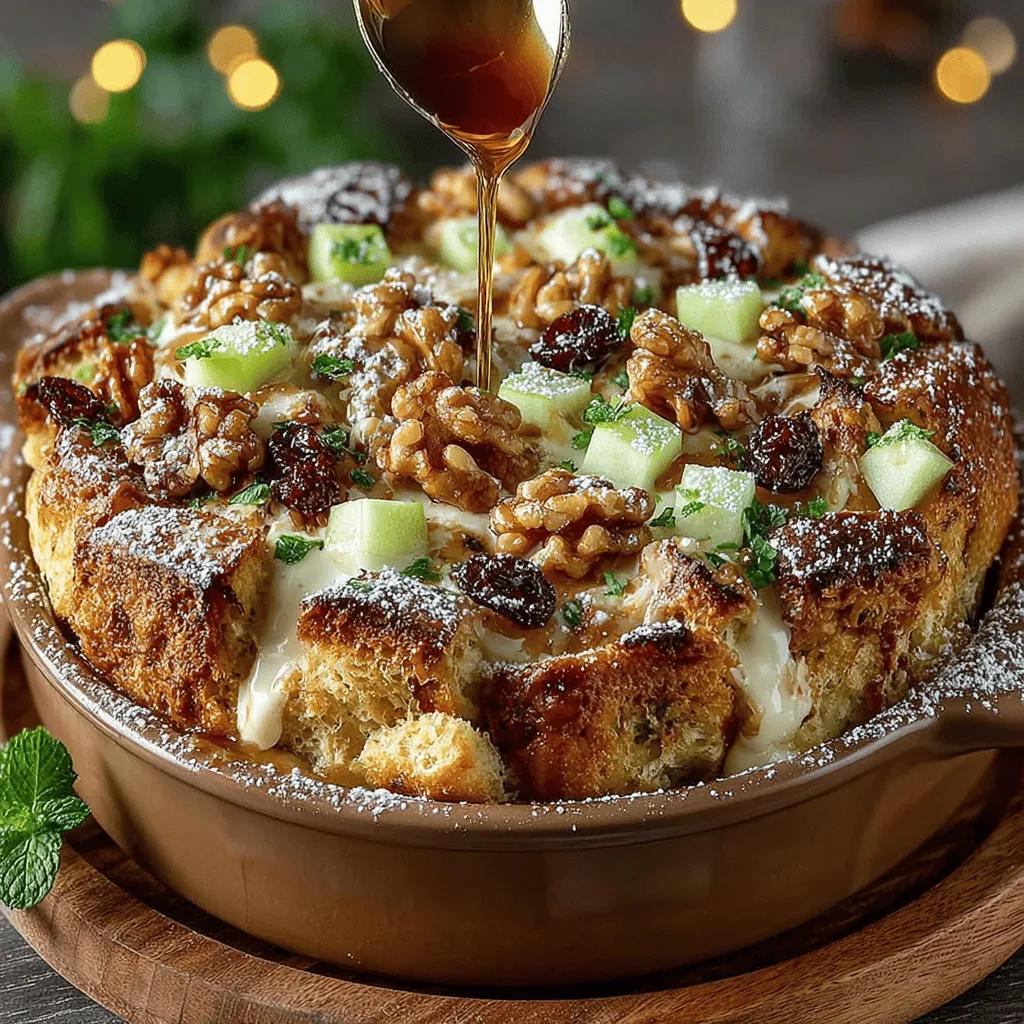 Bread pudding is a dessert that embodies comfort and nostalgia, making it a cherished favorite among many. This delightful dish combines simple ingredients into a warm, custardy treat that feels like a hug on a plate. Among the myriad of variations, Cozy Apple Bread Pudding stands out for its inviting flavors of sweet apples and aromatic spices, creating a perfect dessert for chilly evenings or family gatherings. The combination of tender bread soaked in a rich custard, paired with the tartness of apples and the warmth of cinnamon, evokes memories of cozy kitchens and homemade treats.