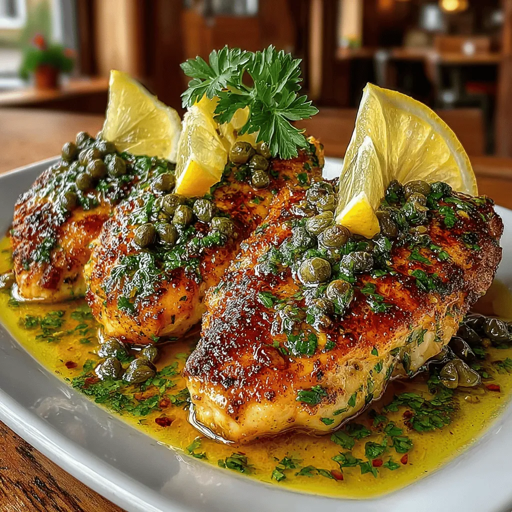 Chicken Piccata is a timeless classic in Italian cuisine, celebrated for its bright, zesty flavors and elegant presentation. This dish features tender chicken breasts sautéed to perfection, then coated in a luscious sauce made with tangy lemon, savory capers, and a hint of white wine. The combination of these ingredients creates a harmonious balance that is both refreshing and indulgent, making Chicken Piccata a favorite choice for family dinners, special occasions, or even a simple weeknight meal. Its versatility allows it to shine on any table, whether paired with a fresh salad, pasta, or crusty bread.