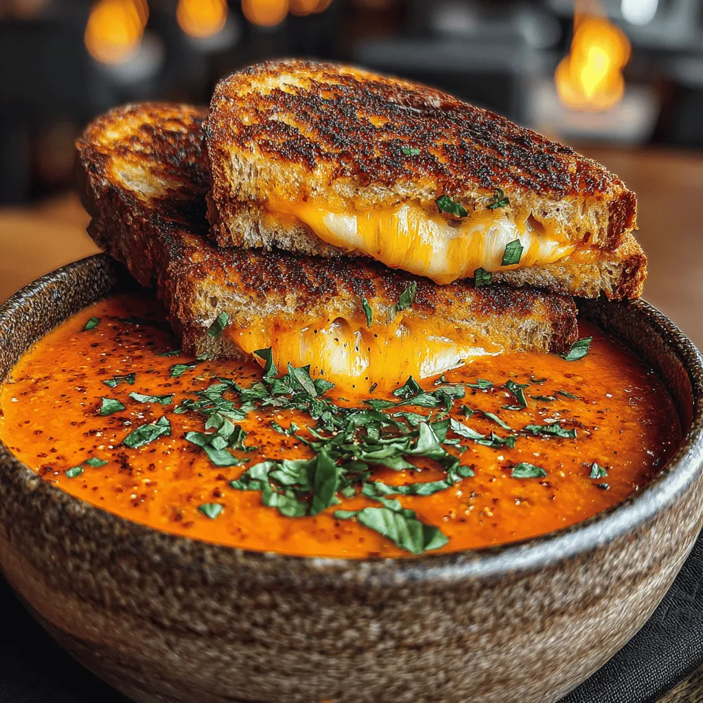When it comes to comfort food, few dishes can rival the timeless combination of creamy tomato basil soup paired with a perfectly grilled cheese sandwich. This iconic pairing evokes a sense of warmth and nostalgia, transporting many of us back to childhood memories spent in cozy kitchens, where the rich aroma of simmering tomatoes and melting cheese filled the air. Whether it’s a chilly winter evening or a quick lunch on a busy day, this meal is a go-to for many, offering both simplicity and deliciousness that caters to seasoned chefs and beginner cooks alike.
