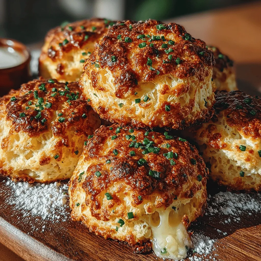 Biscuits are a beloved comfort food, cherished across various cuisines for their soft, flaky texture and delightful versatility. Whether enjoyed alongside a hearty breakfast, served as a side at dinner, or simply savored as a snack, biscuits hold a special place in the hearts and kitchens of many. This recipe for Cheddar Stuffed Biscuits elevates the classic biscuit experience with the addition of sharp cheddar cheese, infusing each bite with an unforgettable flavor that is both savory and satisfying. With their ease of preparation and perfect balance of cheesy goodness, these biscuits are an ideal choice for any occasion, whether it's a leisurely brunch with friends or a cozy evening at home.