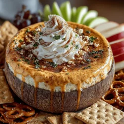 As the crisp air of autumn settles in and leaves transform into a vibrant tapestry of colors, the season brings with it a delightful array of flavors, particularly the warm and inviting taste of pumpkin. From lattes to pies, pumpkin-flavored desserts have become a quintessential part of fall festivities, capturing the essence of harvest celebrations. Among these seasonal treats, the Harvest Bliss Pumpkin Cheesecake Dip stands out as an easy yet indulgent option that caters to both dessert lovers and adventurous eaters alike. Whether you’re hosting a cozy gathering or simply looking for a tasty snack, this dip serves as a perfect appetizer or dessert that celebrates the flavors of the season.