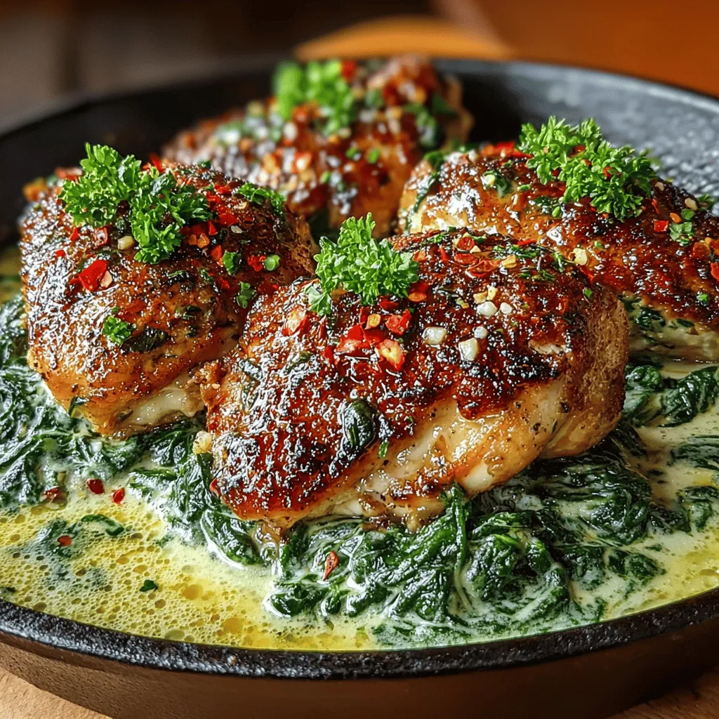 In today’s fast-paced world, finding the time to prepare a wholesome meal can often feel like a daunting task. Enter the world of one-pan recipes, which have gained immense popularity for their simplicity and efficiency. Among these, the One-Pan Creamy Chicken and Spinach Skillet stands out as a perfect example of a meal that is not only quick to prepare but also bursting with flavor and nutrition. This dish combines tender chicken breasts with vibrant spinach in a luscious cream sauce, making it an ideal option for busy weeknights or any time you crave a comforting yet healthy dinner.