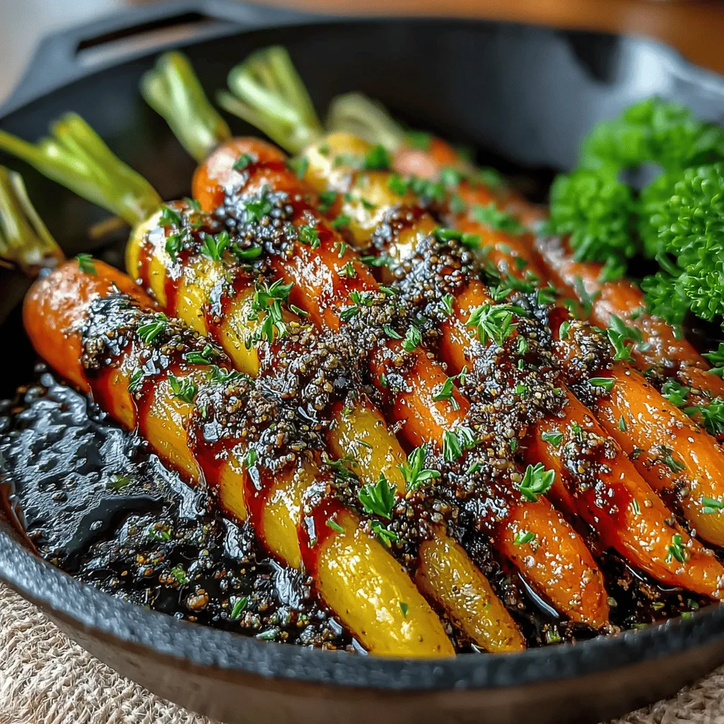 When it comes to creating a dish that beautifully balances flavor, nutrition, and visual appeal, Sweet & Tangy Balsamic Honey Roasted Carrots stand out as a perfect choice. This recipe not only highlights the natural sweetness of carrots but also introduces a delightful tanginess from balsamic vinegar and honey. The result is a side dish that complements a wide range of main courses, making it a versatile addition to any meal, from casual family dinners to elegant gatherings.