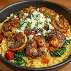 Mediterranean Shrimp and Orzo Bowl Recipe