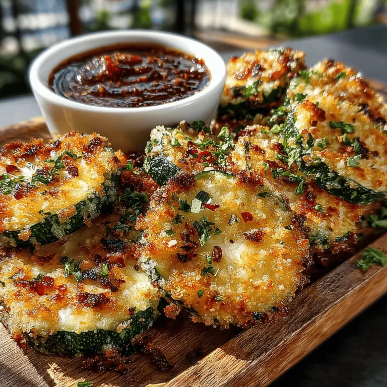 To achieve the best results with your Crispy Parmesan Baked Zucchini Chips, effective coating is essential. Start by ensuring that your zucchini slices are properly dried after washing. Excess moisture can hinder the adherence of the coating and lead to sogginess. A clean kitchen towel or paper towels can be used to pat the slices dry gently.